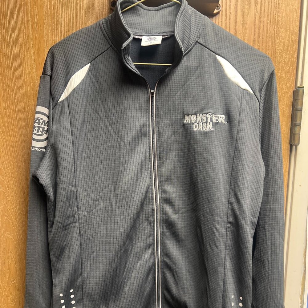 ***Team Ortho Monster Dash Grey Jacket Womens Medium Fill Zip Activewear NEW***